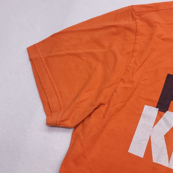 Nike Peyton Knows Casual Short Sleeve T Shirt Adult Mens Size Extra Large Orange - Picture 5 of 8